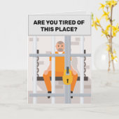 Moe van de gevangenis? Wenskaart Kaart (Gele Bloem)