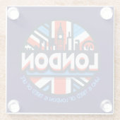 Moe van Londen Glazen Onderzetter (Achterkant)