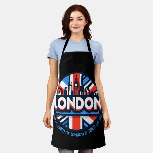 Moe van Londen Schort (Gedragen)