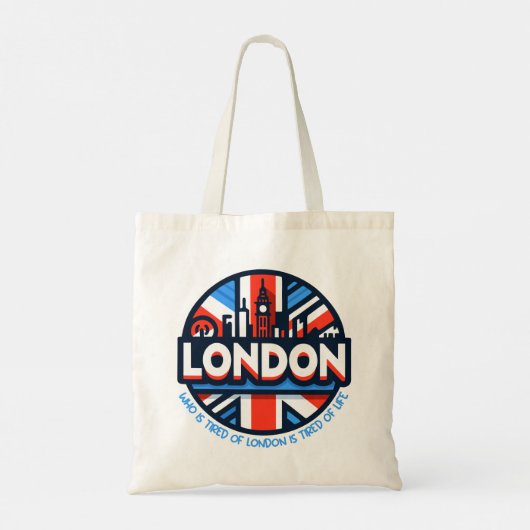 Moe van Londen Tote Bag (Achterkant)