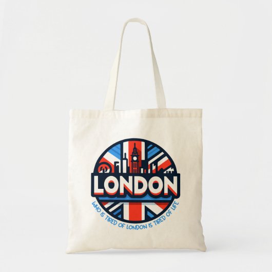 Moe van Londen Tote Bag (Voorkant)