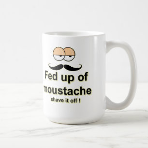 Moe van snor schattige grappige slogan cartoon koffiemok