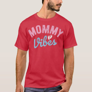 Moe Vibes Baby Zwangerschap openbaar maken Ge T-shirt