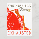 MOE VROUW BRIEFKAART (Voorkant)