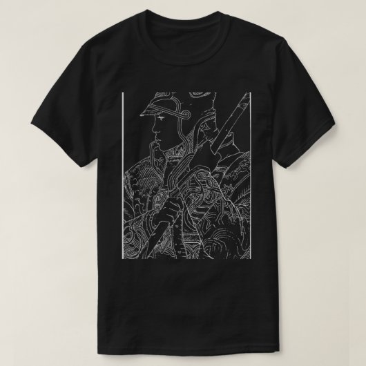 Moebius Jean Giraud Illustratie T-shirt (Design voorkant)