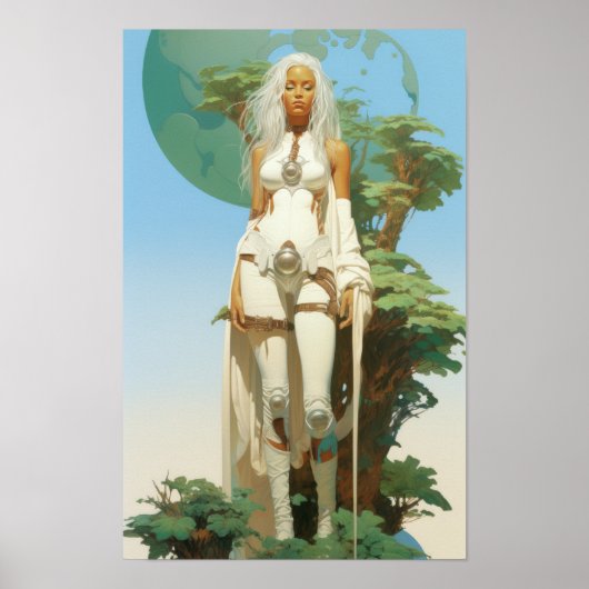 Moebius Maxfi: Adembenemend karakter Design Poste Poster (Voorkant)