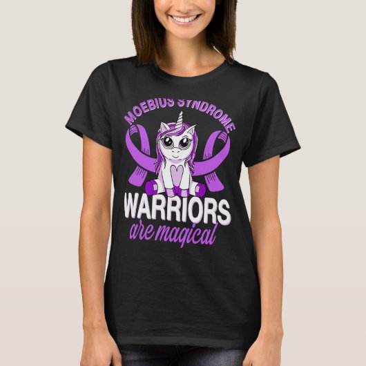 Moebius Syndrome Warriors Moebius Syndrome Awarene T-shirt (Voorkant)