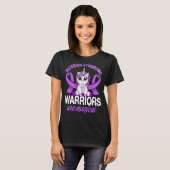 Moebius Syndrome Warriors Moebius Syndrome Awarene T-shirt (Voorkant volledig)