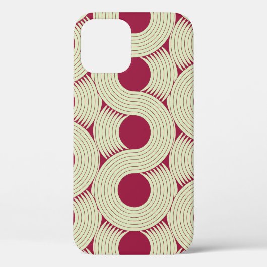 Moebiusstreep: Oneindige rood-groene Tegel Case-Mate iPhone Case (Achterkant)
