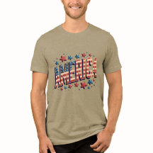 "Moed America" - patriottische Starburst Des