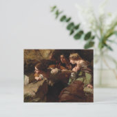 Moed, angst en wanhoop, kijk naar de strijd briefkaart (Staand voorkant)