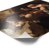 Moed, angst en wanhoop, kijk naar de strijd foto afdruk (Hoek)