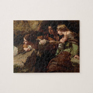Moed, angst en wanhoop, kijk naar de strijd legpuzzel