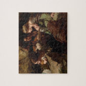 Moed, angst en wanhoop, kijk naar de strijd legpuzzel (Verticaal)