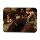 Moed, angst en wanhoop, kijk naar de strijd magneet (Horizontaal)