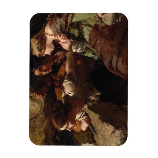 Moed, angst en wanhoop, kijk naar de strijd magneet (Verticaal)