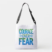 Moed boven angst crossbody tas (Achterkant)