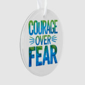 Moed boven angst ornament (voorkant)