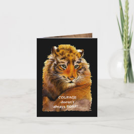 Moed brult niet altijd kaart