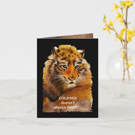 Moed brult niet altijd kaart (Gele Bloem)