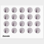 Moed Brult Niet Altijd Ronde Sticker (Vel)
