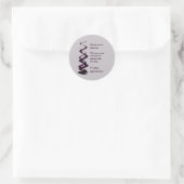 Moed Brult Niet Altijd Ronde Sticker (Tas)