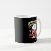 Moed de laffe Dog Scaredy Dog aan Koffiemok (Voorkant rechts)