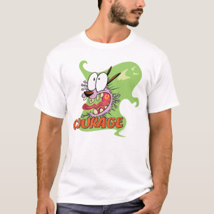 Moed de laffe hond aan Ghost Graphic T-shirt