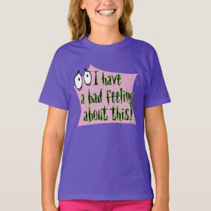 Moed de laffe hond aan Ik heb een slecht gevoel. T-shirt