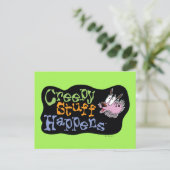 Moed de laffe hond | Creepy Stuff gebeurt Briefkaart (Staand voorkant)