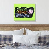 Moed de laffe hond | Creepy Stuff gebeurt Canvas Afdruk (Insitu (Slaapkamer))