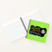 Moed de laffe hond | Creepy Stuff gebeurt Notitieboek (Binnen)