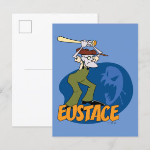 Moed de laffe hond   Eustace Graphic Briefkaart