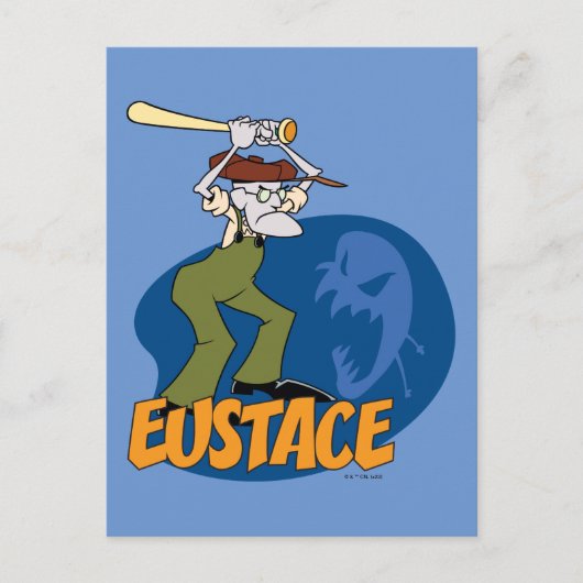 Moed de laffe hond | Eustace Graphic Briefkaart (Voorkant)