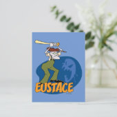 Moed de laffe hond | Eustace Graphic Briefkaart (Staand voorkant)