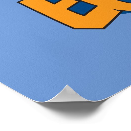 Moed de laffe hond | Eustace Graphic Poster (Hoek)