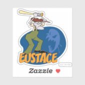 Moed de laffe hond | Eustace Graphic Sticker (Vel)