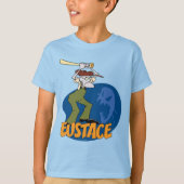 Moed de laffe hond | Eustace Graphic T-shirt (Voorkant)