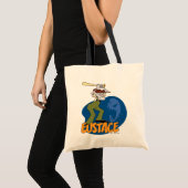 Moed de laffe hond | Eustace Graphic Tote Bag (Voorkant (product))