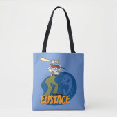 Moed de laffe hond | Eustace Graphic Tote Bag (Voorkant)