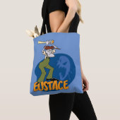 Moed de laffe hond | Eustace Graphic Tote Bag (Dichtbij)