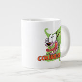 Moed de laffe hond | Ghost Graphic Grote Koffiekop (Voorkant rechts)