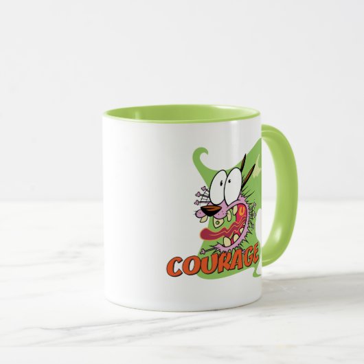 Moed de laffe hond | Ghost Graphic Mok (Voorkant rechts)