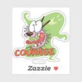 Moed de laffe hond | Ghost Graphic Sticker (Vel)