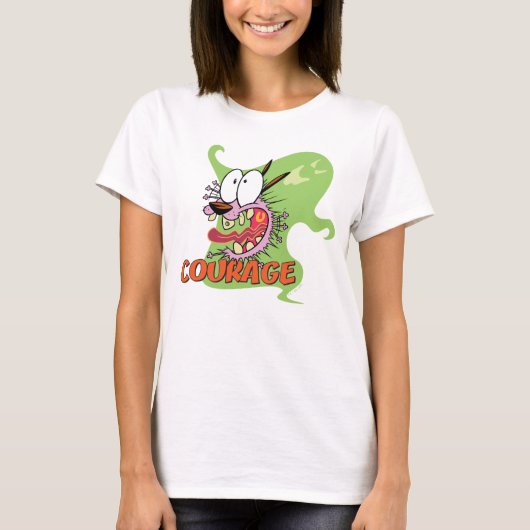 Moed de laffe hond | Ghost Graphic T-shirt (Voorkant)