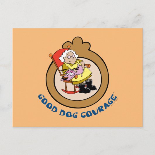 Moed de laffe hond | Good Dog Courage Briefkaart (Voorkant)