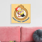 Moed de laffe hond | Good Dog Courage Canvas Afdruk (Insitu (Woonkamer))