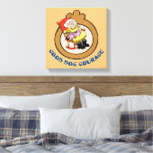 Moed de laffe hond | Good Dog Courage Canvas Afdruk (Insitu (Slaapkamer))