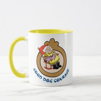 Moed de laffe hond | Good Dog Courage Mok