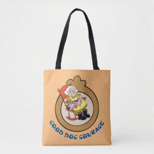 Moed de laffe hond Good Dog Courage Tote Bag